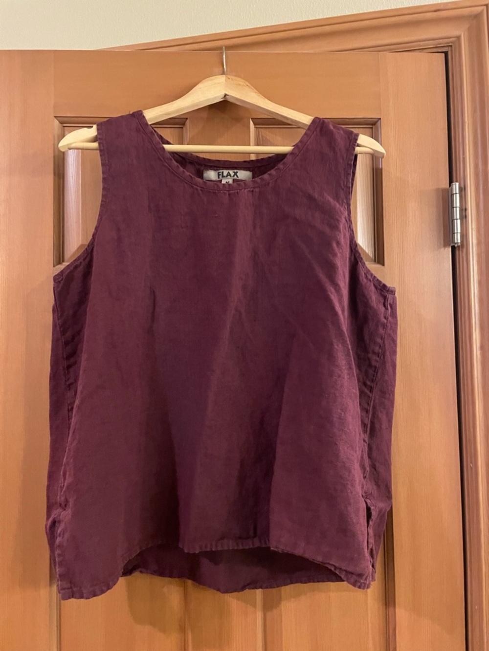 Flax linen tank top